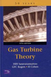 Front cover of Gas Turbine Theory (5th Edition) by Herb Saravanamuttoo
