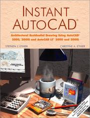 Cover of Instant AutoCAD (With CD-ROM) by Stephen J. Ethier