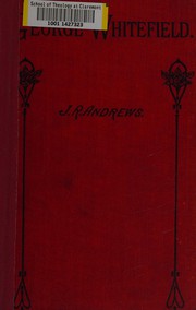 Cover of George Whitefield by John Richard Andrews