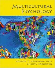 Cover of Multicultural Psychology by Gordon C. Nagayama Hall