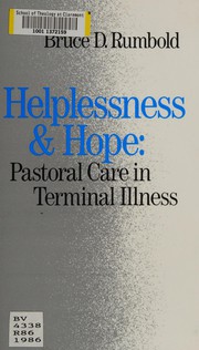 Cover of Helplessness and hope by Bruce D. Rumbold