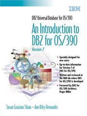 Cover of DB2 Universal Database for OS/390 by Susan Graziano Sloan