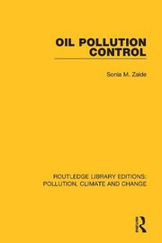 Cover of Oil Pollution Control by Sonia M. Zaide