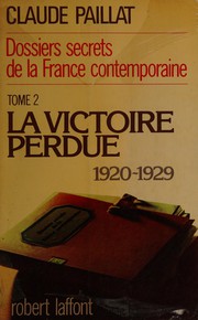 Front cover of Dossiers secrets de la France contemporaine by Claude Paillat