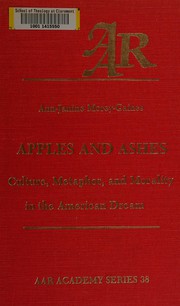 Cover of Apples and ashes by Ann-Janine Morey