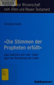 Front cover of Die Stimmen der Propheten erfüllt by Christina Kurth
