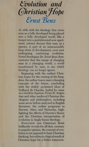 Cover of Evolution and Christian hope by Ernst Benz
