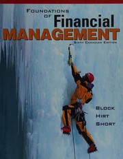 Cover of Foundations of financial management by Stanley B. Block