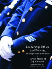 Front cover of Leadership, Ethics and Policing by Edwin Meese
