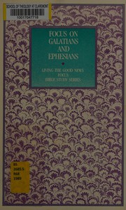 Front cover of Focus on Galatians and Ephesians by Shirley J. Rose