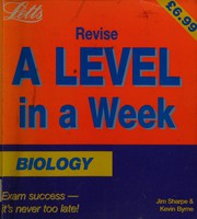 Cover of Biology (Revise A-level in a Week) by Jim Sharpe