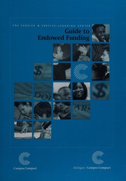 Front cover of The service & service-learning center guide to endowed funding by Campus Compact (Project)