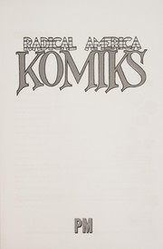 Front cover of Radical America Komiks by Gilbert Shelton