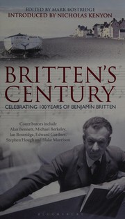 Cover of Britten's century by Mark Bostridge