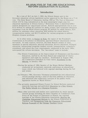 Cover of Implementing educational reform in Illinois by F. Howard Nelson