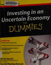 Cover of Investing in an uncertain economy for dummies by Sheryl Garrett