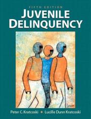 Front cover of Juvenile Delinquency, Fifth Edition by Peter C. Kratcoski