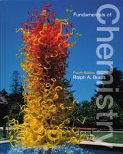 Front cover of Fundamentals of chemistry by Ralph A. Burns