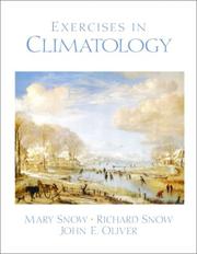 Front cover of Exercises in Climatology by Richard Snow