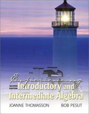 Front cover of Experiencing introductory and intermediate algebra by JoAnne Thomasson