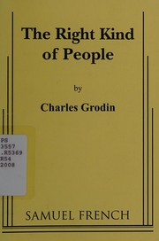 Cover of The right kind of people by Charles Grodin