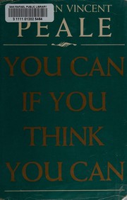 Cover of You can if you think you can by Norman Vincent Peale
