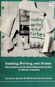 Front cover of Reading, writing, and riches by Randle W. Nelsen