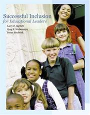 Front cover of Successful inclusion for educational leaders by Larry Dean Bartlett