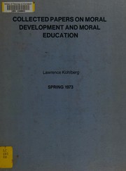 Cover of Collected papers on moral development and moral education by Lawrence Kohlberg