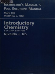 Front cover of Instructor's manual & full solutions manual [for] Introductory chemistry, second edition [by] Nivaldo J. Tro by Mark Ott