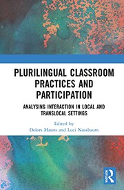 Front cover of Plurilingual Classroom Practices and Participation by Dolors Masats