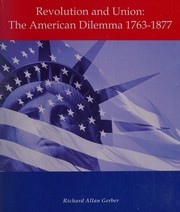 Cover of Revolution and union by Richard A. Gerber