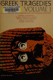 Front cover of Greek tragedies by David Grene
