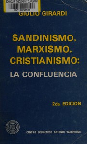 Front cover of Sandinismo, marxismo, cristianismo by Giulio Girardi