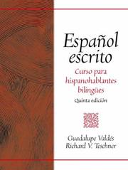 Cover of Espanol Escrito by Guadalupe Valdes