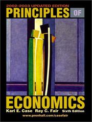 Front cover of Principles of economics by Karl E. Case