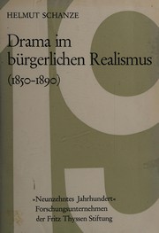 Cover of Drama im Bürgerlichen Realismus (1850-1890) by Helmut Schanze