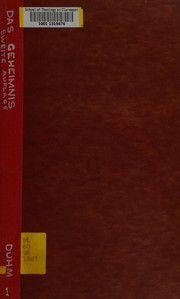 Front cover of Das geheimnis in der religion by Bernhard Duhm