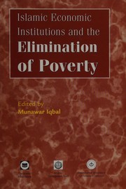 Cover of Islamic Economic Institutions and the Elimination of Poverty by Munawar Iqbal
