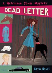 Front cover of Dead Letter (Herculeah Jones Mystery) by Betsy Cromer Byars