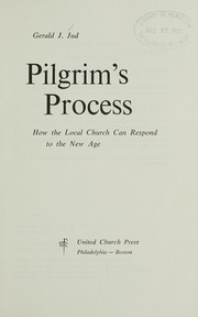 Cover of Pilgrim's process by Gerald J. Jud