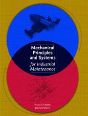 Front cover of Mechanical Principles and Systems for Industrial Maintenance by Richard R. Knotek