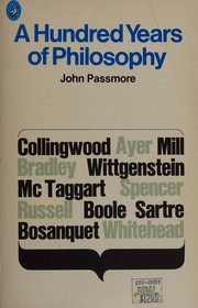 Front cover of A Hundred Years of Philosophy by John Passmore