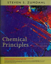 Front cover of Chemical Principles by Steven S. Zumdahl