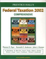 Cover of Prentice Hall's Federal Taxation 2002 by Thomas R. Pope