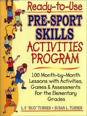 Front cover of Ready-To-Use Pre-Sport Skills Activities Program (Ready-To-Use) by Lowell F. Turner