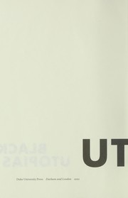 Cover of Black Utopias by Jayna Brown