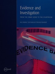 Cover of Evidence and investigation by Kerry Watkins
