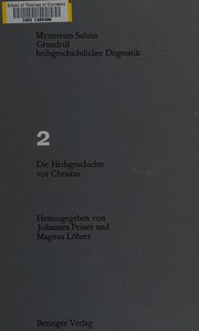 Front cover of Die Heilsgeschichte vor Christus by Hans Urs von Balthasar