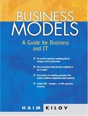 Cover of Business models by Haim Kilov